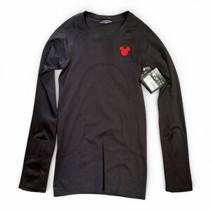 NEW Disney x Lululemon Swiftly Tech Long Sleeve Black Size 2